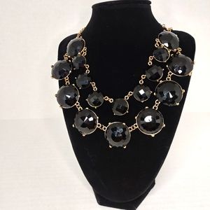 Black and gold chunky necklace